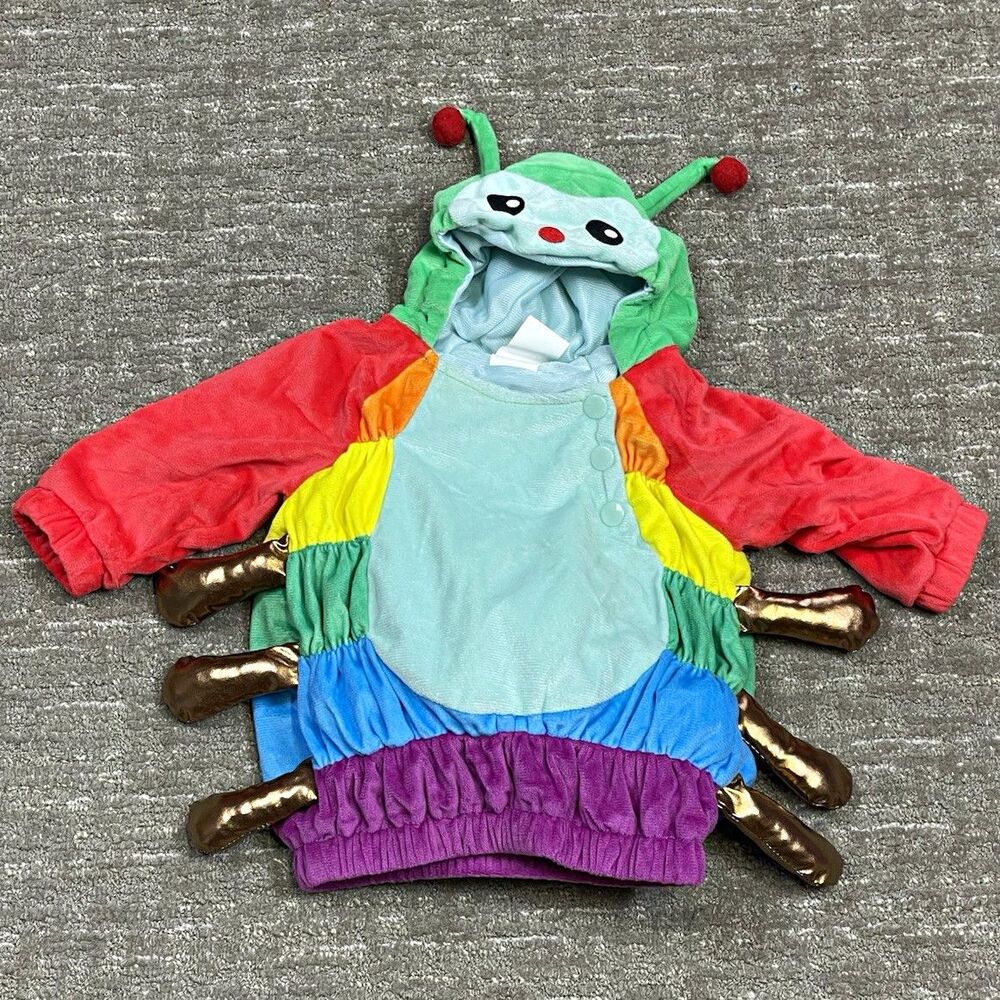 Infant/Toddler Caterpillar Costume Hooded Complete Outfit halloween 0-6 month